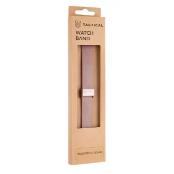Taktyczny pasek do Apple Watch 38/40/41mm Slim ze stali nierdzewnej Rose