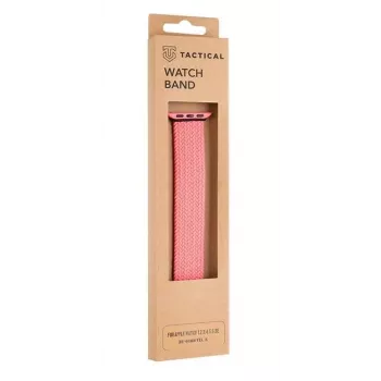 Tactyczna opaska pleciona do Apple Watch 38mm / 40mm rozmiar S różowa