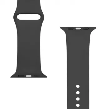 Taktyczny pasek silikonowy do Apple Watch 42/44/45mm Czarny