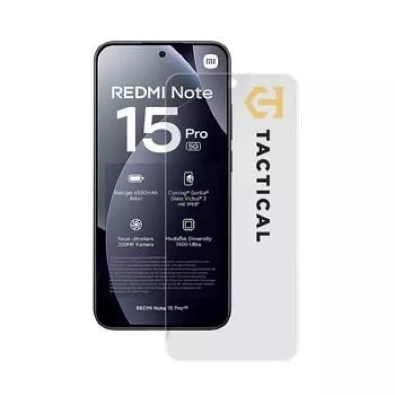 Tactical Glass Shield 2.5D Szkło hartowane do Xiaomi Redmi Note 15 Pro Clear