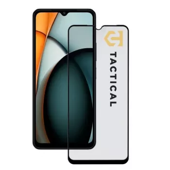 Tactical Xiaomi Redmi A3 2024 Glass Shield 5D Czarna Szkło Ochronne