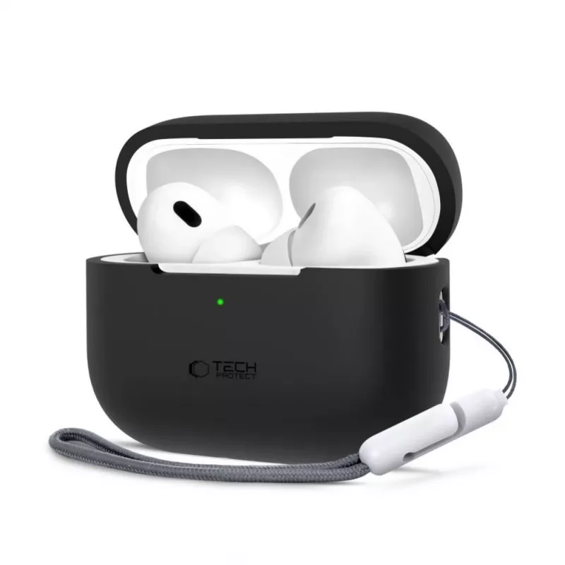 Tech-Protect Apple AirPods Pro 1 / 2 Silikonowe etui Czarny