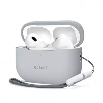 Tech-Protect Apple AirPods Pro 1 / 2 Silikonowe Etui Szary