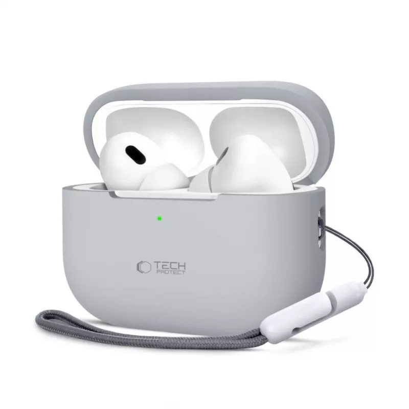 Tech-Protect Apple AirPods Pro 1 / 2 Silikonowe Etui Szary