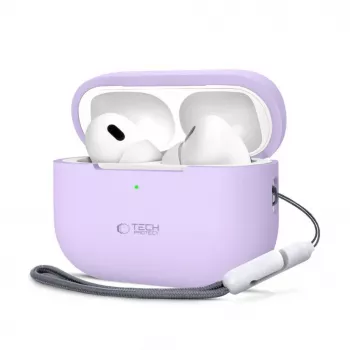 Tech-Protect Apple AirPods Pro 1 / 2 Silikonowe Etui Fioletowe