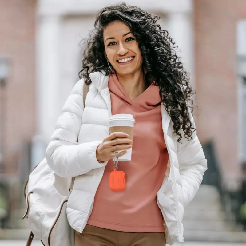 Tech-Protect Apple AirPods Pro 1 / 2 Silikonowe etui z haczykiem Zielony