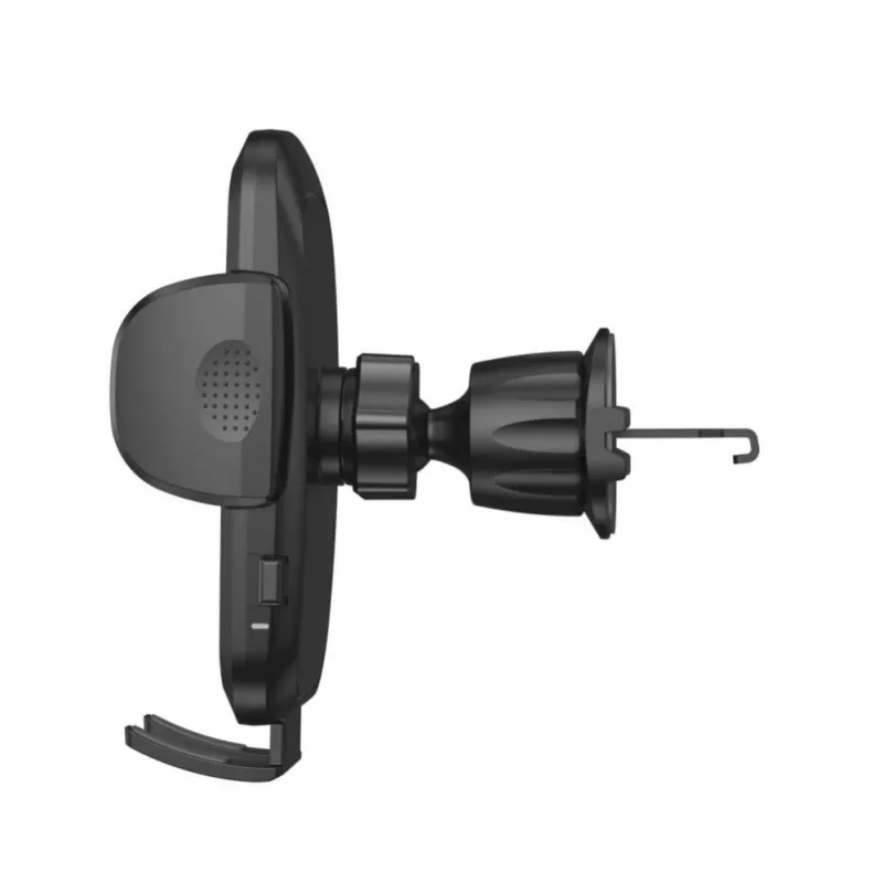 Tech-Protect CM15W-V1 Uniwersalny uchwyt samochodowy do telefonu z ładowarką bezprzewodową Qi 15W na deskę rozdzielczą i nawiew - Czarny