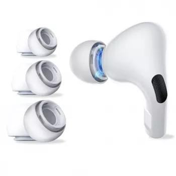 Tech-Protect Ear Tips do AirPods Pro 1/2 - S/M/L - Biały (3 pary)