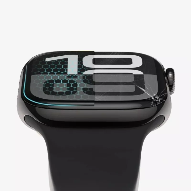 Tech-Protect Glass Flex+ Hybrydowe szkło ochronne do Garmin Venu 3 (zestaw 2 szt., czarna ramka)