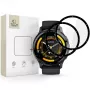 Tech-Protect Glass Flex+ Hybrydowe szkło ochronne do Garmin Venu 3 (zestaw 2 szt., czarna ramka)