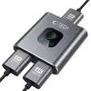 Tech-Protect HB07 USB-C Hub Adapter 2-in-1 HDMI 4K 60Hz - Szary