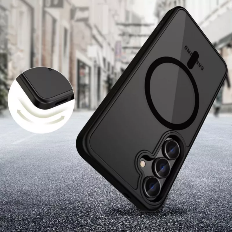 Tech-Protect MagMat MagSafe Etui do Nothing Phone 3 - czarne i przezroczyste