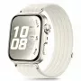 Tech-Protect Pasek nylonowy do Huawei Watch Fit 3 / 4 / 4 Pro / 5 / 5 Pro - Biały