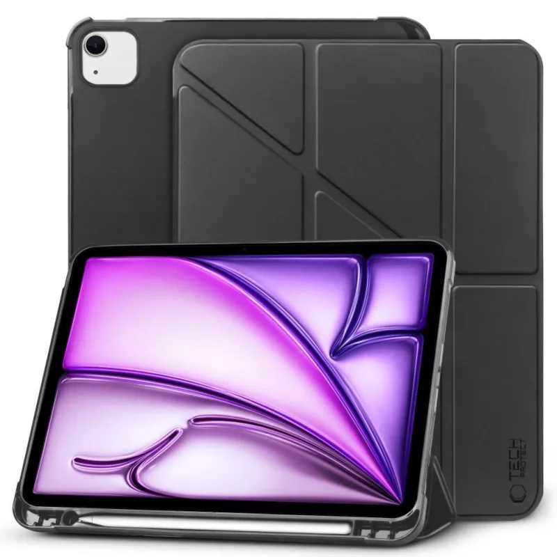 Tech-Protect SC Pen Origami Case dla iPad Air 13 cal 2024 - Czarny