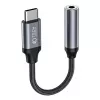 Tech-Protect USB-C na 3.5mm Mini Jack Adapter Audio (Żeński) - Czarny