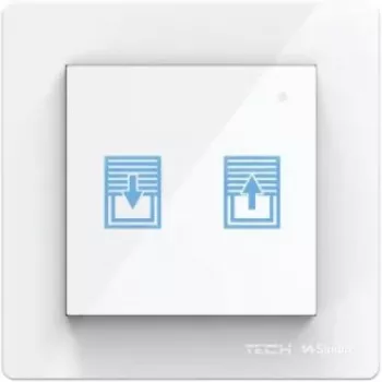 Tech Sterowniki FZ-02M Przewodowy przełącznik rolet (Biały, 230V AC, 3A, podtynkowy)