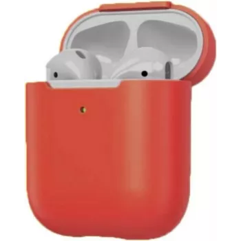 Etui Tech21 StudioColour na AirPods 1. i 2. generacji, czarne, ochrona przed upadkiem FlexShock™ do 2,5 m, antybakteryjne, smukłe, lekkie, z pętlą na karabińczyk (T21-8044)