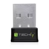 Techly I-WL-USB-600TY Miniowy adapter WiFi USB dwuzakresowy MU-MIMO 2dBi 600Mbps Czarny