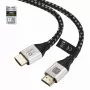 Techly ICOC-HDMI21-8-020T kabel HDMI 2.1 8K 10K 48Gbps 2m czarny pleciony