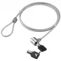 Techly IQ-LOK-08-KT Linka zabezpieczająca do notebooka z 1,4m stalową linką i dwoma kluczami