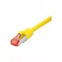 Kabel krosowy Tecline CAT 6 SFTP PiMF RJ-45 do RJ-45, 1,5 m, bezhalogenowy, żółty 715015Y
