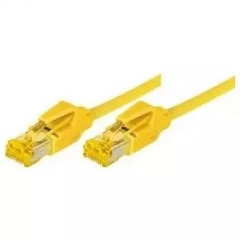 Kabel krosowy TECLINE Cat 6a S/FTP, PiMF, żółty, 1,5 m, 10 Gbps, LSZH, Hirose TM31 722015Y