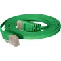 TECLINE wysokiej jakości płaski kabel krosowy U/UTP Cat 6, zielony, 7,5 m 77807G