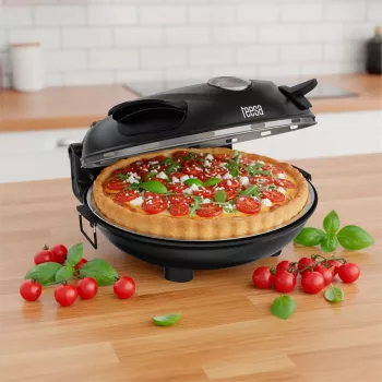 TEESA SUPREME Piekarnik do pizzy, 1200 W, 32 cm, okienko, zdejmowany kamień