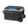 TEESA TSA6004 Profesjonalna kompresorowa lodówka turystyczna/zamrażarka 40L DC12/24 AC 230V z opcją baterii, duże koła, solidny uchwyt, Bluetooth, podwójne komory