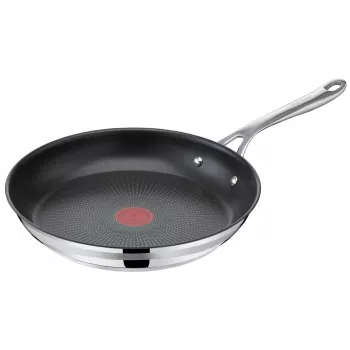 Patelnia TEFAL Cook Smart autorstwa Jamie Oliver, stal nierdzewna, 28 cm, czarna