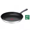 Tefal Daily Cook G7300455 24 cm Patelnia, Stal nierdzewna, Powłoka nieprzywierająca Titanium 2X, Wskaźnik temperatury Thermo-Signal, Wszystkie rodzaje kuchenek