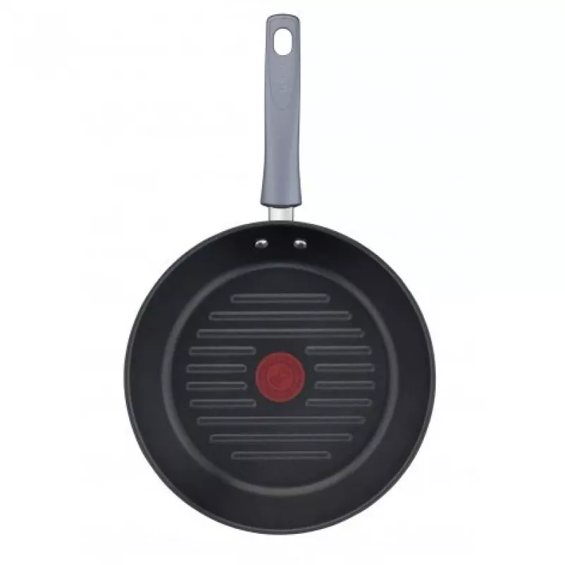 Tefal Daily Cook G7314055 26 cm Patelnia grillowa z powłoką nieprzywierającą tytanową i wskaźnikiem Thermo-Signal