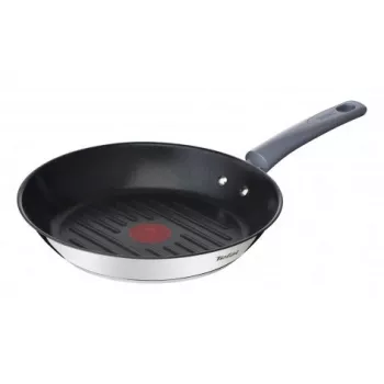 Tefal Daily Cook G7314055 26 cm Patelnia grillowa z powłoką nieprzywierającą tytanową i wskaźnikiem Thermo-Signal