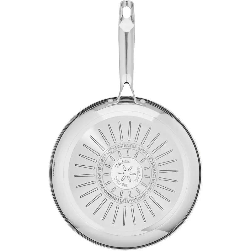 Tefal Duetto+ Patelnia 28 cm, Stal nierdzewna, Powłoka nieprzywierająca z tytanu, Indukcja - G7320634