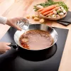 Tefal Duetto On patelnia ze stali nierdzewnej 20 cm z tytanową powłoką nieprzywierającą i wskaźnikiem Thermo-Signal