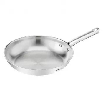 Tefal Duetto On patelnia ze stali nierdzewnej 20 cm z tytanową powłoką nieprzywierającą i wskaźnikiem Thermo-Signal