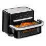 Tefal EY9228 Dual Easy Fry Flex Air Fryer i Grill, 6,5 l Dual Zone, 1700 W, czarno-srebrny