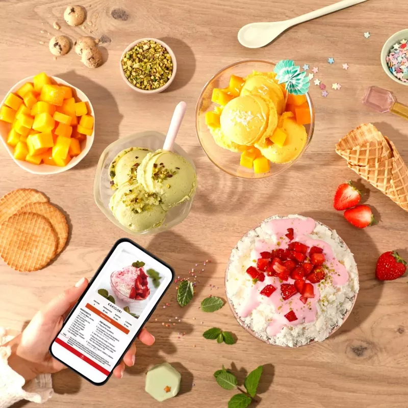 Tefal IG602A Maszyna do lodów 1,6 l Biały/Szary