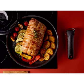 Zestaw patelni Tefal Ingenio Eco Resist, 3 sztuki (22 cm i 26 cm) z uchwytem zdejmowanym