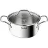 Tefal Intuition B864SA74 Zestaw naczyń kuchennych ze stali nierdzewnej, 10 elementów, do indukcji, bezpieczny do piekarnika, można myć w zmywarce