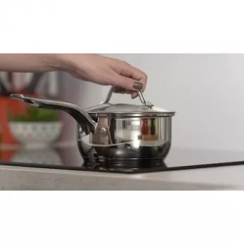 Tefal Intuition B864SA74 Zestaw naczyń kuchennych ze stali nierdzewnej, 10 elementów, do indukcji, bezpieczny do piekarnika, można myć w zmywarce