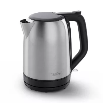 TEFAL KO5S0DE Subito Czajnik Elektryczny, Stal Nierdzewna/Czarny, 2400 W, 1.7 L