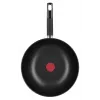 Tefal Simplicity 28 cm Patelnia Wok B5821902 – Aluminiowa z powłoką nieprzywierającą i wskaźnikiem Thermo-Spot, do kuchenek gazowych, elektrycznych, ceramicznych i halogenowych