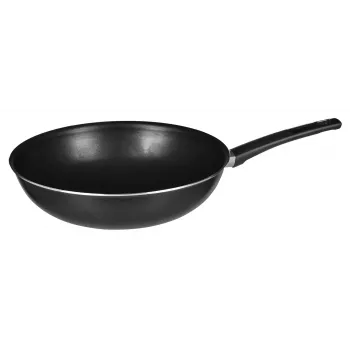 Tefal Simplicity 28 cm Patelnia Wok B5821902 – Aluminiowa z powłoką nieprzywierającą i wskaźnikiem Thermo-Spot, do kuchenek gazowych, elektrycznych, ceramicznych i halogenowych