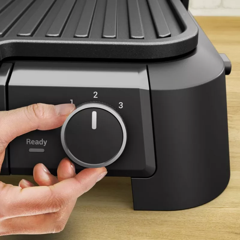 Tefal SuperGrill 3-in-1 GC510DE0 Grill kontaktowy, 2000 W, Srebrny/Czarny