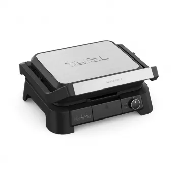 Tefal SuperGrill 3-in-1 GC510DE0 Grill kontaktowy, 2000 W, Srebrny/Czarny