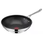TEFAL Wok Pan by Jamie Oliver Cook Smart (Stal nierdzewna/Czarny, Ø 28 cm)