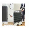 TEFAL YT4050E1 Automatyczna szafa parowa, 1800 W, zbiornik 2 L, 3 programy, ekran dotykowy, składana, biała