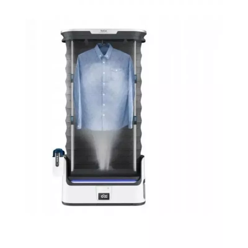 TEFAL YT4050E1 Automatyczna szafa parowa, 1800 W, zbiornik 2 L, 3 programy, ekran dotykowy, składana, biała