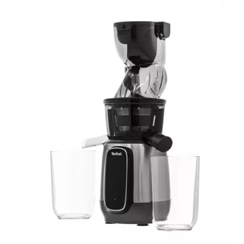TEFAL ZC605D38 Wolnoobrotowa Sokowirówka 150W Cold Press 35 RPM Srebrny/Czarny